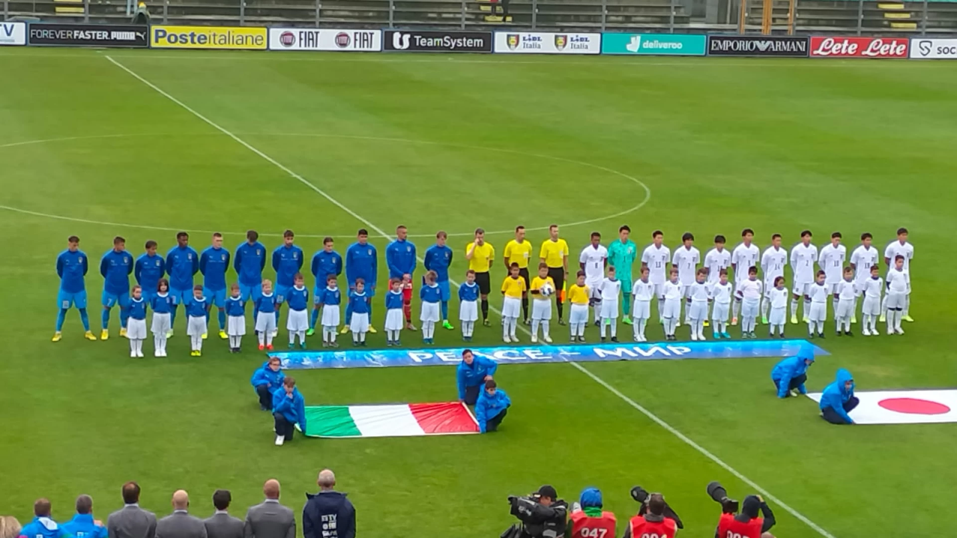 Castel Di Sangro: finisce 1 a 1 Italia -Giappone Under 21. La cronaca ed il tabellino del match dallo stadio Teofilo Patini.
